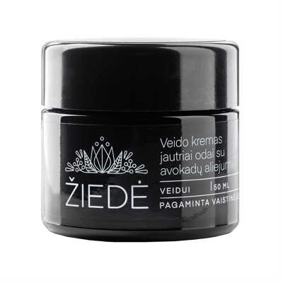 ŽIEDĖ, sejas krēms jutīgai ādai ar avokado eļļu, 50 ml attēls