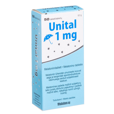 UNITAL, 1 mg, 50 tabletes attēls