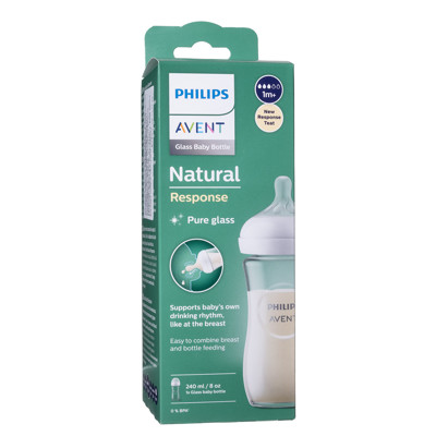 PHILIPS AVENT, stikla pudele "Natural Response", SCY933/01, 240 ml attēls