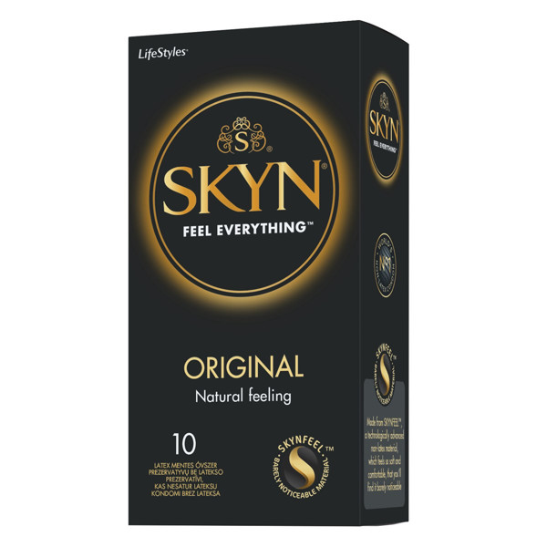 LIFESTYLES SKYN ORIGINAL, prezervatīvi, 10 gab. attēls