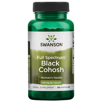 SWANSON BLACK COHOSH, 60 kapsulas attēls