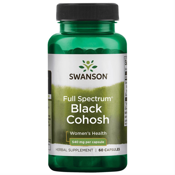 SWANSON BLACK COHOSH, 60 kapsulas attēls