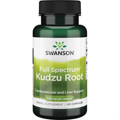 SWANSON KUDZU ROOT, 500 mg, 60 kapsulas attēls