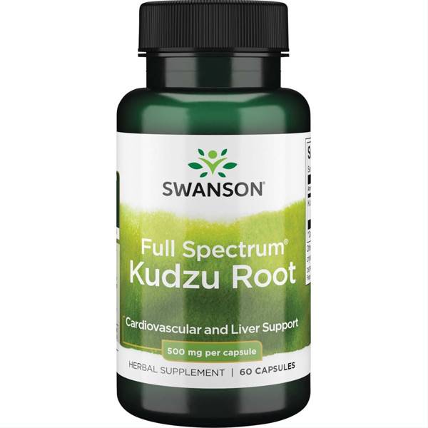 SWANSON KUDZU ROOT, 500 mg, 60 kapsulas attēls