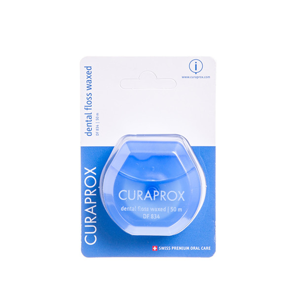 CURAPROX, зубная нить, вощеная, со вкусом мяты, 50 м изображение