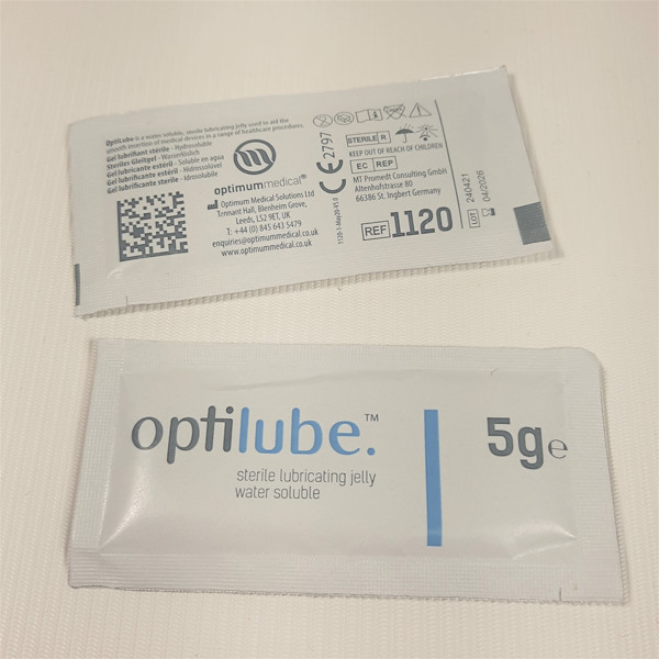 OPTILUBE, eļļošanas gēls, sterils, 5g, N1 attēls