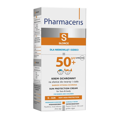 Pharmaceris S, aizsargkrēms bērniem, SPF50+, 125 ml attēls