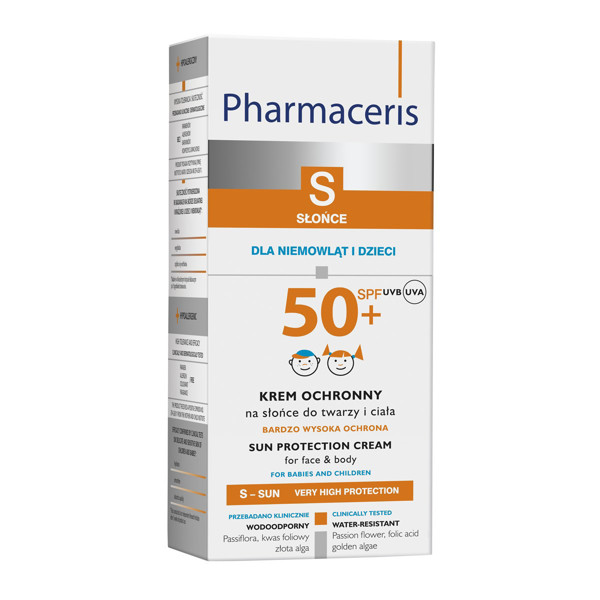Pharmaceris S, защитный крем для детей, SPF50+, 125 мл изображение