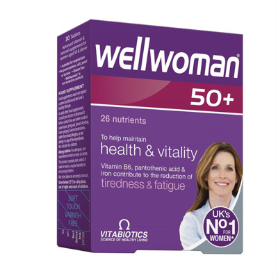WELLWOMAN 50+, 30 tabletes attēls