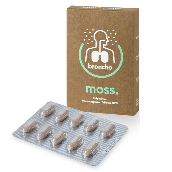 BRONCHOMOSS, 20 tabletes attēls