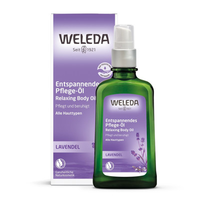 WELEDA, ķermeņa eļļa, lavanda, 100 ml attēls