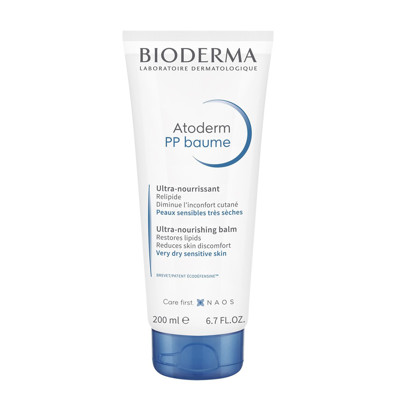 BIODERMA ATODERM PP BAUME, intensīvi barojošs krēms sausai, ļoti sausai ādai, bez smaržvielām, 200 ml attēls