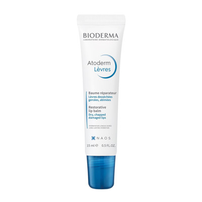 BIODERMA ATODERM LEVRES, intensīvi barojošs un atjaunojošs lūpu balzams, 15 ml attēls