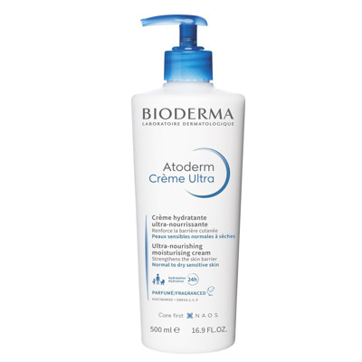 BIODERMA ATODERM CRÈME ULTRA PARFUME, intensīvi barojošs krēms sausai ādai, 500 ml attēls