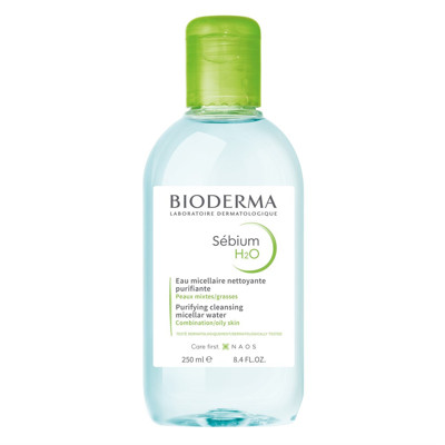 BIODERMA SEBIUM H2O, micelārais attīrošais ūdens, 250 ml attēls