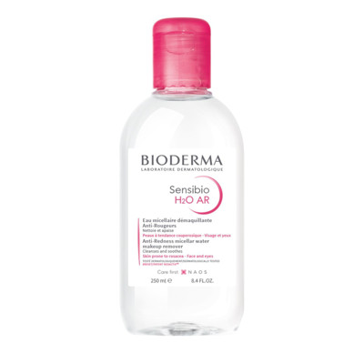 BIODERMA SENSIBIO AR H2O, мицеллярная очищающая вода для чувствительной, покрасневшей кожи, 250 мл изображение