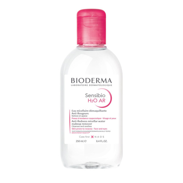 BIODERMA SENSIBIO AR H2O, micelārais attīrošais ūdens jutīgai, apsārtusi ādai, 250 ml attēls