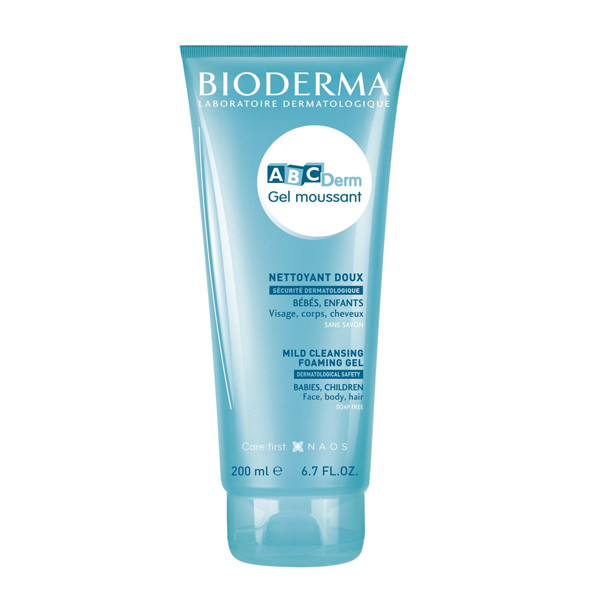 BIODERMA ABCDERM, želejveida tīrīšanas līdzeklis bērniem un zīdaiņiem, 200 ml attēls