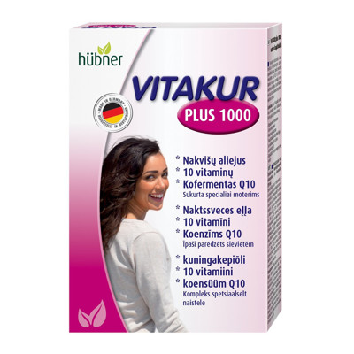 VITAKUR PLUS 1000, 30 kapsulas attēls