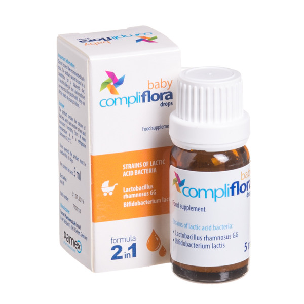 COMPLIFLORA BABY DROPS, pilieni, 5 ml attēls