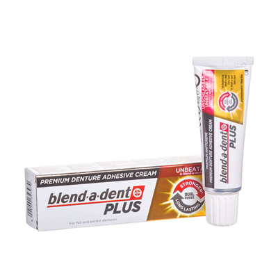 BLEND-A-DENT PLUS DUOPOWER, mutes protēžu līmējošais krēms, 40 g attēls