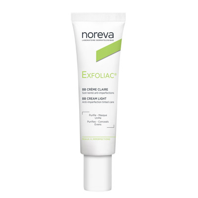 NOREVA EXFOLIAC BB, gaiša nokrāsa BB sejas krēms, 30 ml attēls