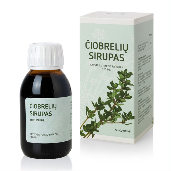 TIMIĀNA SĪRUPS, lai atvieglotu atkrēpošanu, 100 ml attēls