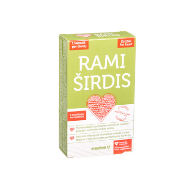 Mierīga sirds, 30 kapsulas attēls