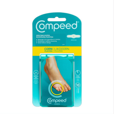 COMPEED, pirksta kallus plāksteri, vidēja izmēra, 10 gab. attēls