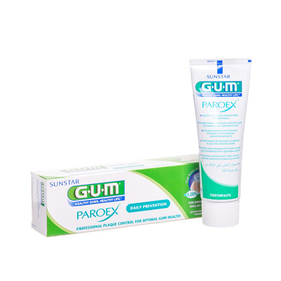 GUM PAROEX 0,06%, zobu pasta asiņojošām smaganām, 75 ml attēls