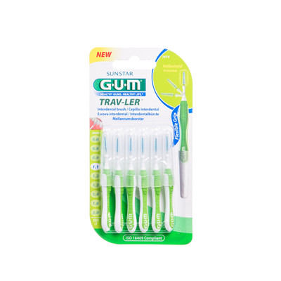 GUM TRAVLER, starpzobu birste, 1,1 mm, 6 gab. attēls