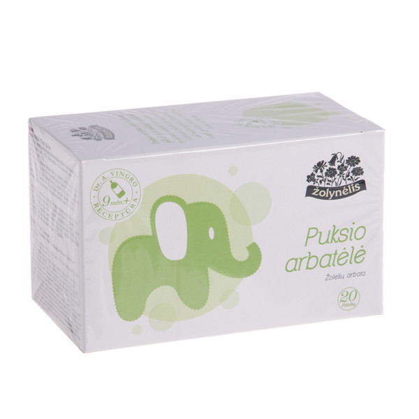 Žolynėlis TĒJA, zāļu tēja, no 9 mēnešiem, 1 g, 20 gab. attēls