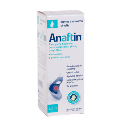 ANAFTIN, mutes skalojamais līdzeklis, 120 ml attēls