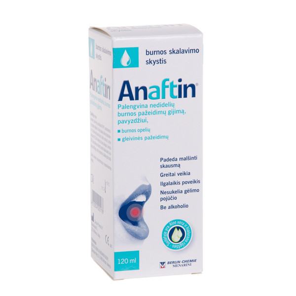 ANAFTIN, mutes skalojamais līdzeklis, 120 ml attēls