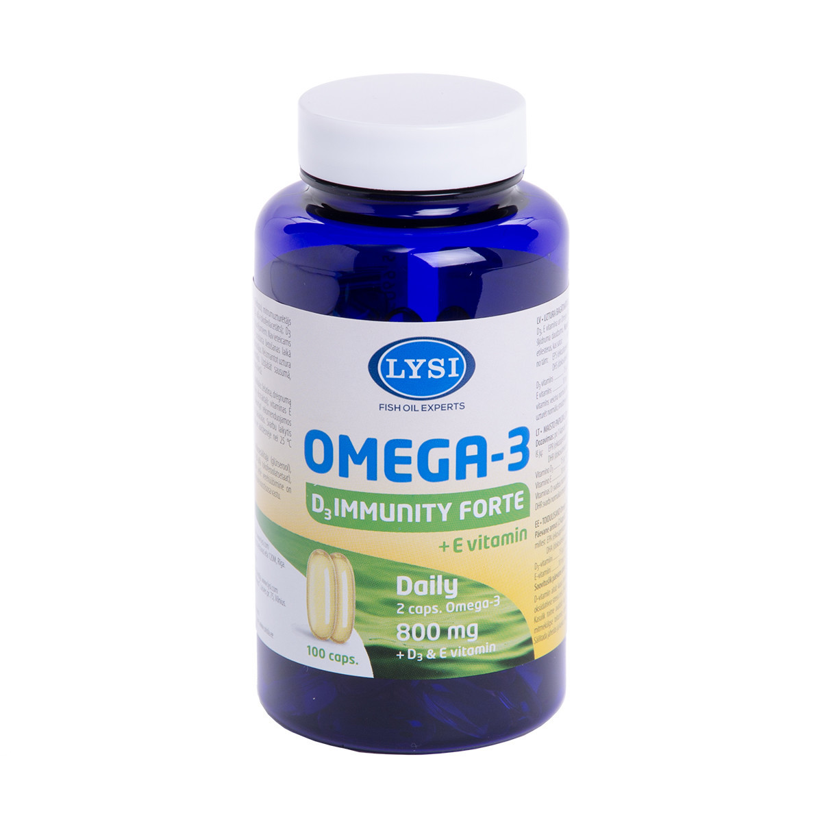 LYSI OMEGA-3 D3 IMMUNITY FORTE, zivju