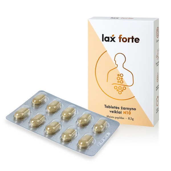 LAXFORTE, 10 tabletes attēls