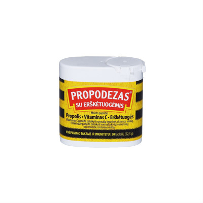 PROPODEZA AR MEŽROZĪTES AUGĻIEM, 50 tabletes attēls