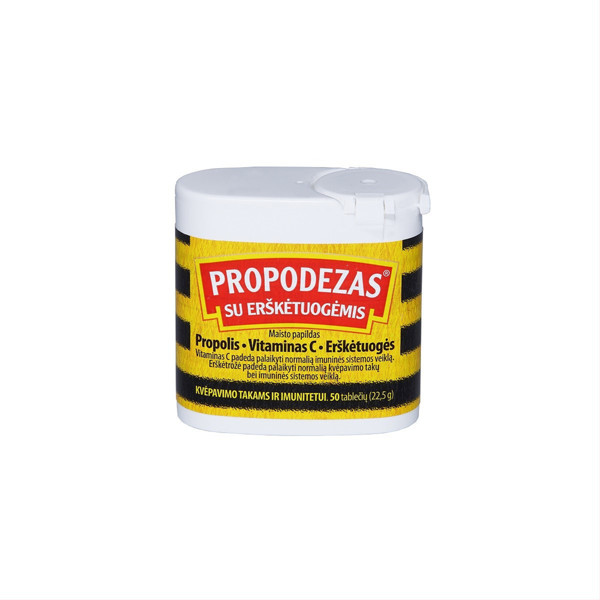 PROPODEZA AR MEŽROZĪTES AUGĻIEM, 50 tabletes attēls