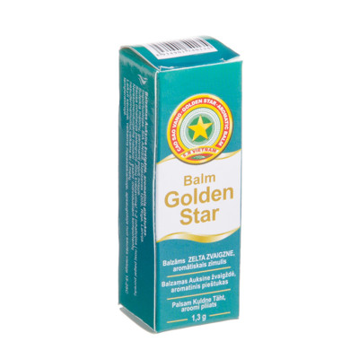 BALZAMS GOLD STAR, aromātiskais zīmulis, 1 gab. attēls