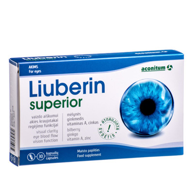 LIUBERIN SUPERIOR, 30 kapsulas attēls