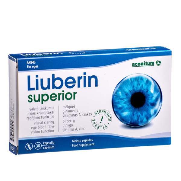 LIUBERIN SUPERIOR, 30 kapsulas attēls