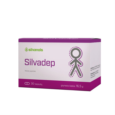 SILVANOLS SILVADEP, 30 kapsulas attēls