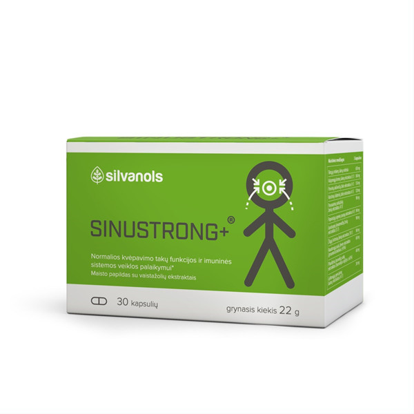 SINUSTRONG+, 30 kapsulas attēls