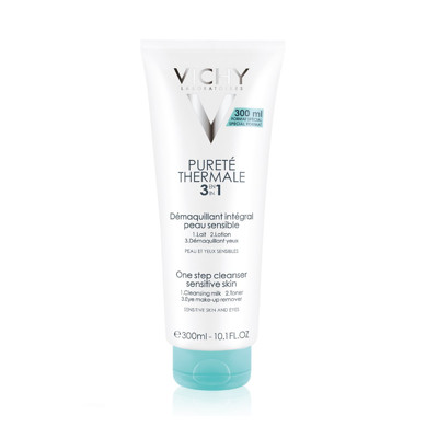 VICHY PURETE THERMALE 3 IN 1, tīrīšanas līdzeklis jutīgai ādai, 300 ml attēls