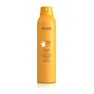 BABĒ SUN WET SKIN, SPF 50, dzidra aizsargmigla mitrai ādai, 200ml attēls