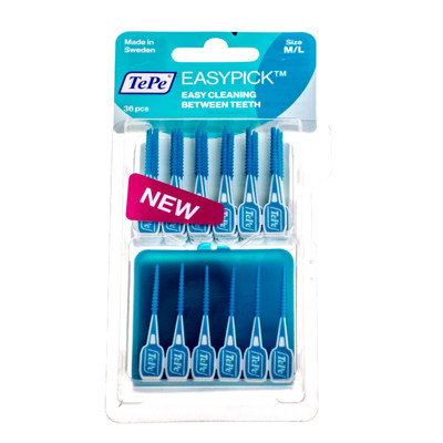 TEPE EASYPICK M/L, zobu bakstāmais, 36 gab. + futlāris attēls