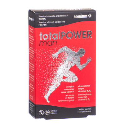 TOTALPOWER MAN, 30 tabletes attēls