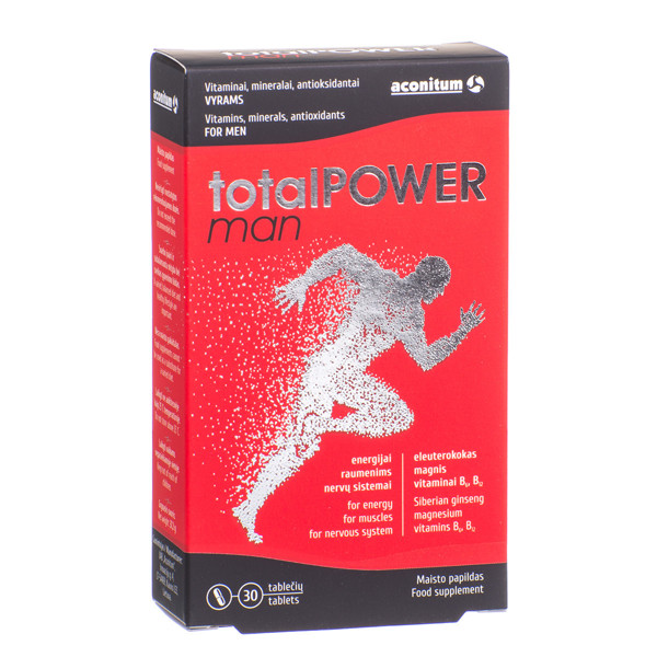 TOTALPOWER MAN, 30 tabletes attēls