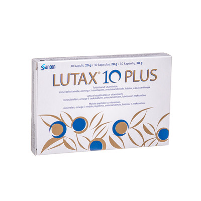 SANTEN LUTAX 10 PLUS, 30 kapsulas attēls