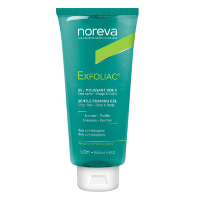 NOREVA EXFOLIAC, Maiga putojoša želeja, 100 ml attēls